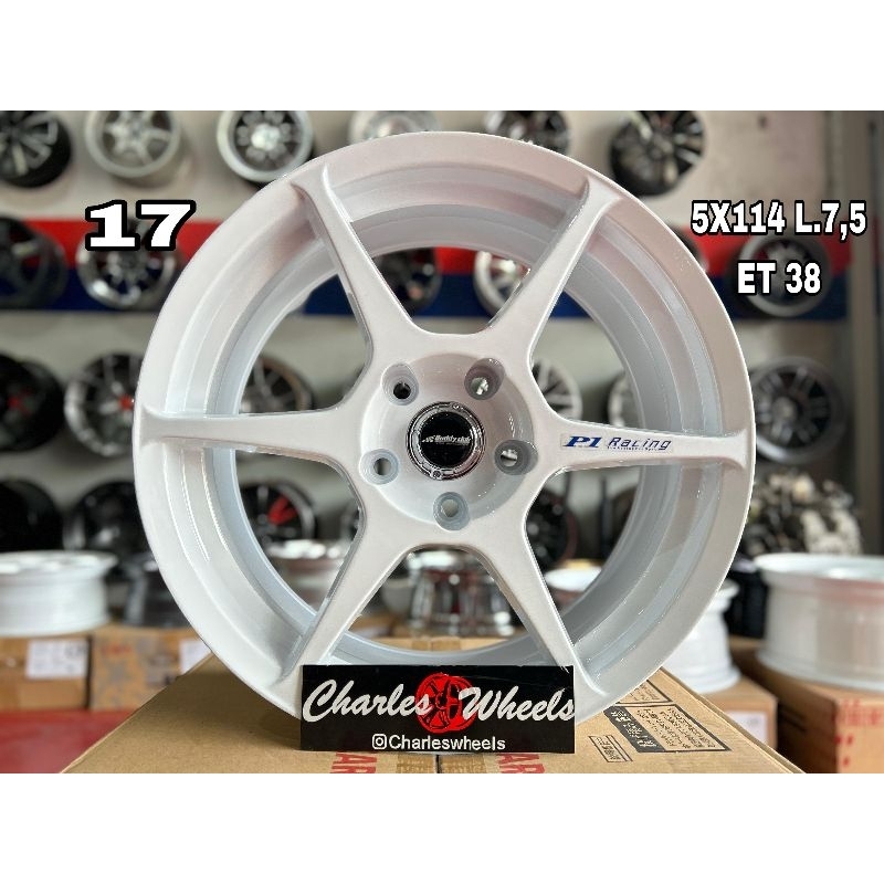 VELG JF LUXURY P1 BUDDY CLUB RING 17 PUTIH