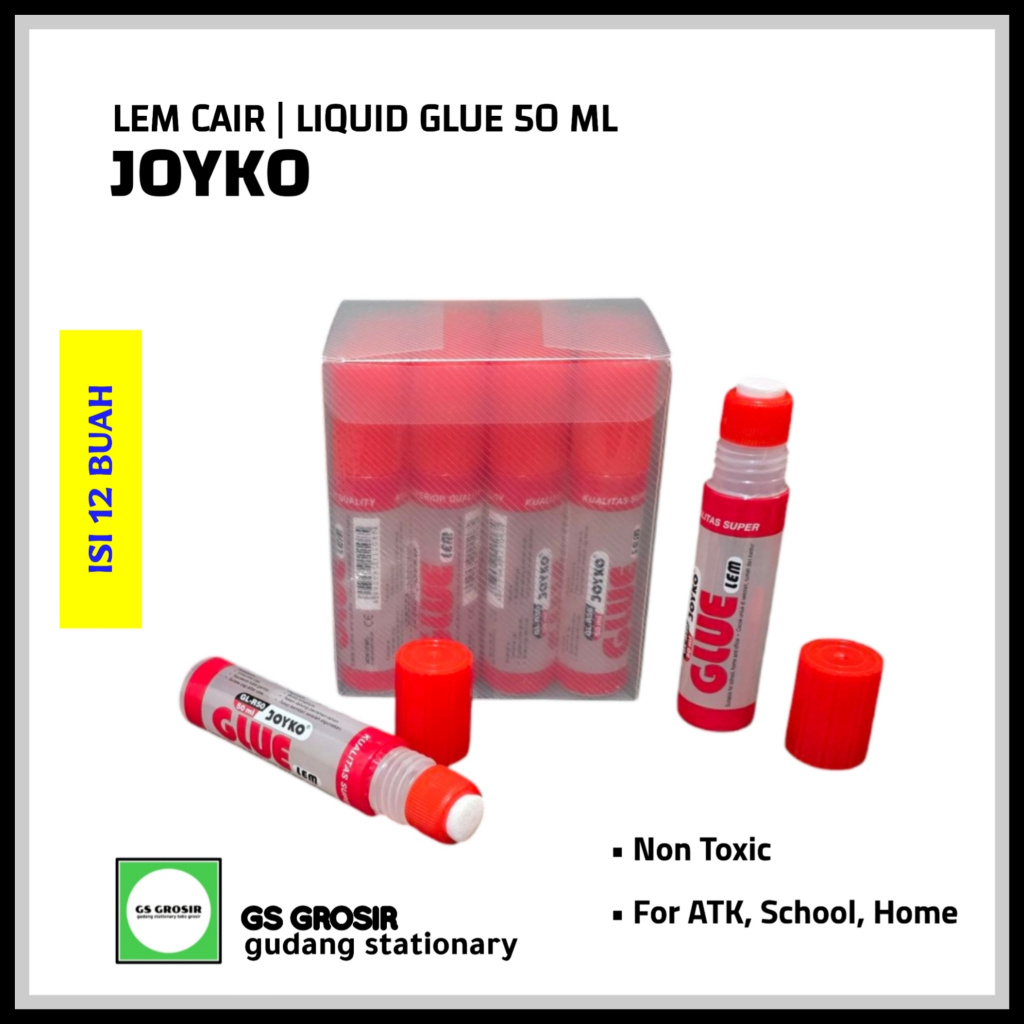 

Lem Cair | Liquid Glue 50 ml [ Isi 12 Buah ]