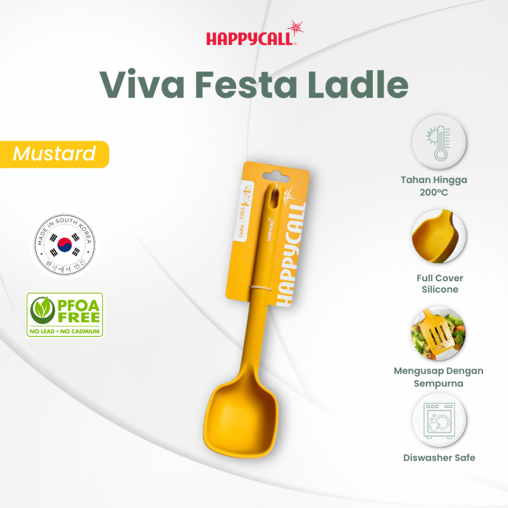 Happycall Viva Festa Cooking Tools Ladle - Alat Masak Spatula