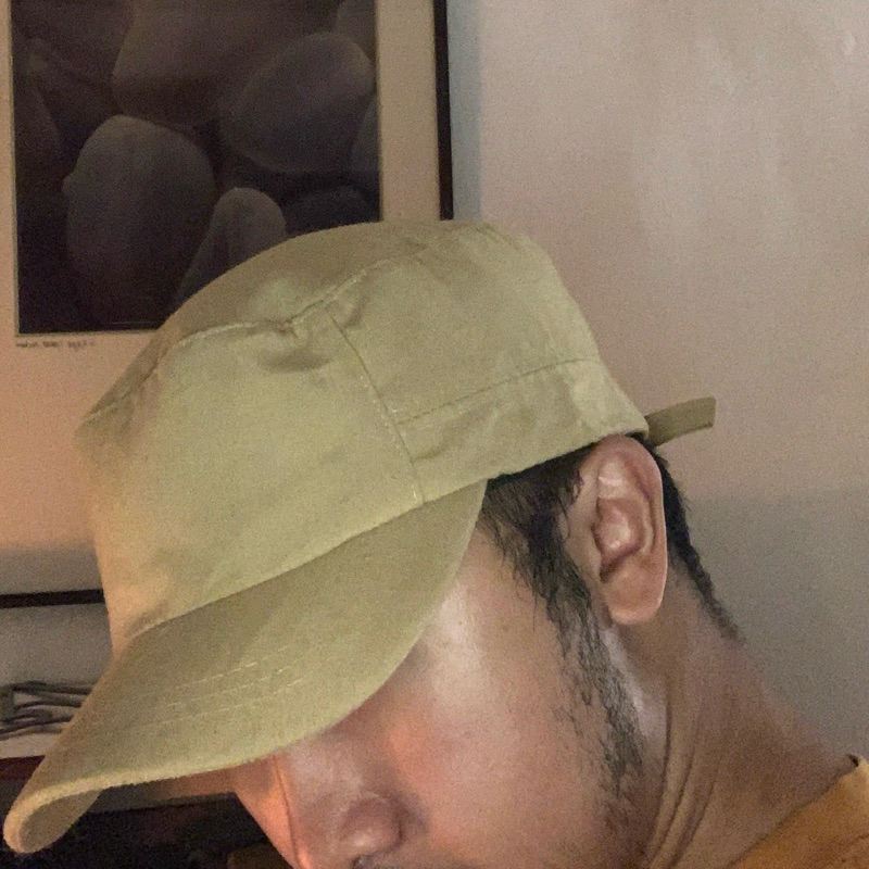 5 panel hat / Topi polos 5 panel / Topi beige / beige cap / topi warna cream polos / topi pria wanit
