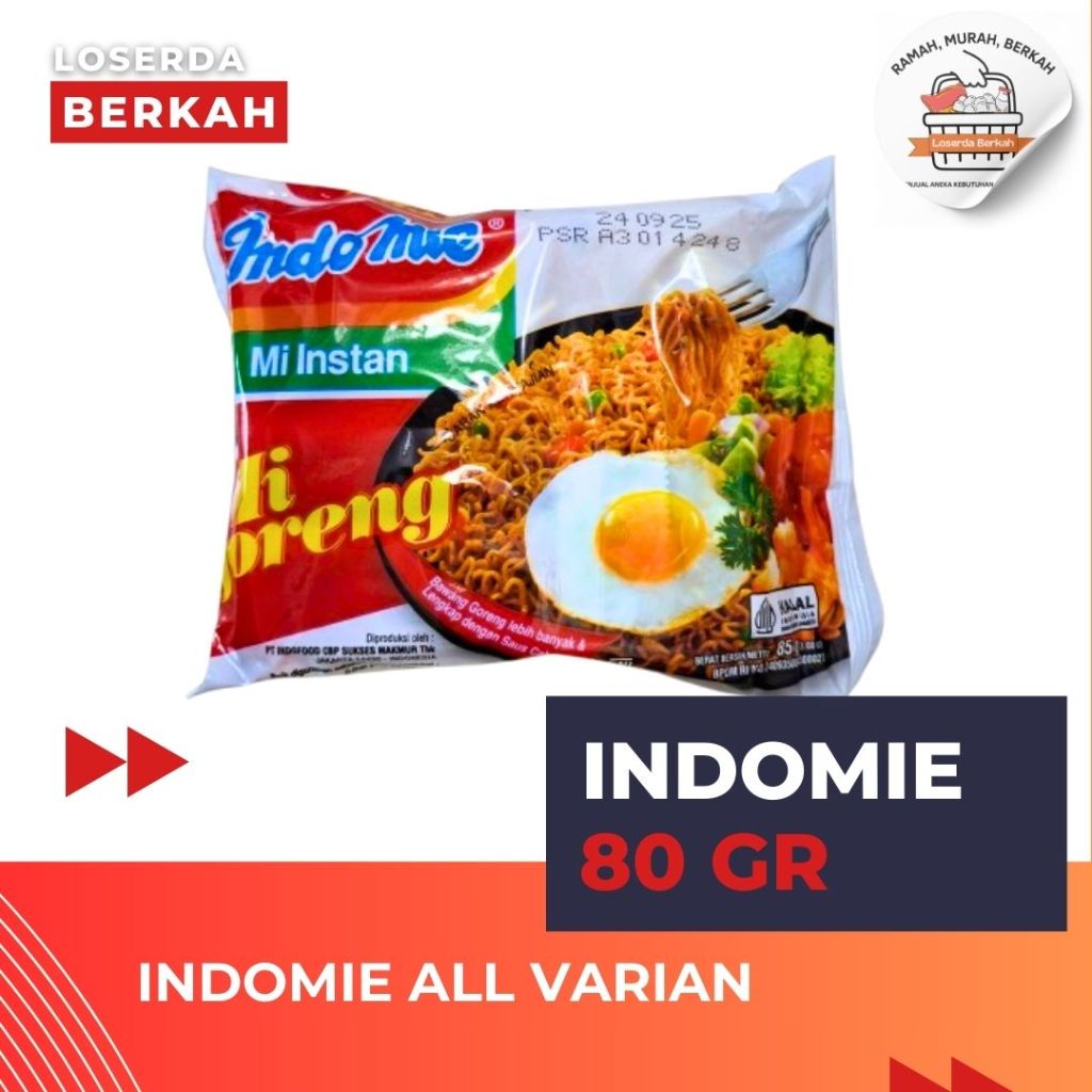 

Indomie Goreng 90 Gram / Indomie Mie Instant