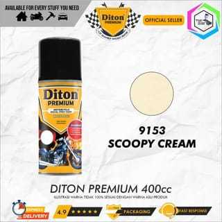 S2 DITON PREMIUM PUTIH SUSU / SCOOOPY CREAM 9153 / CAT SEMPROT