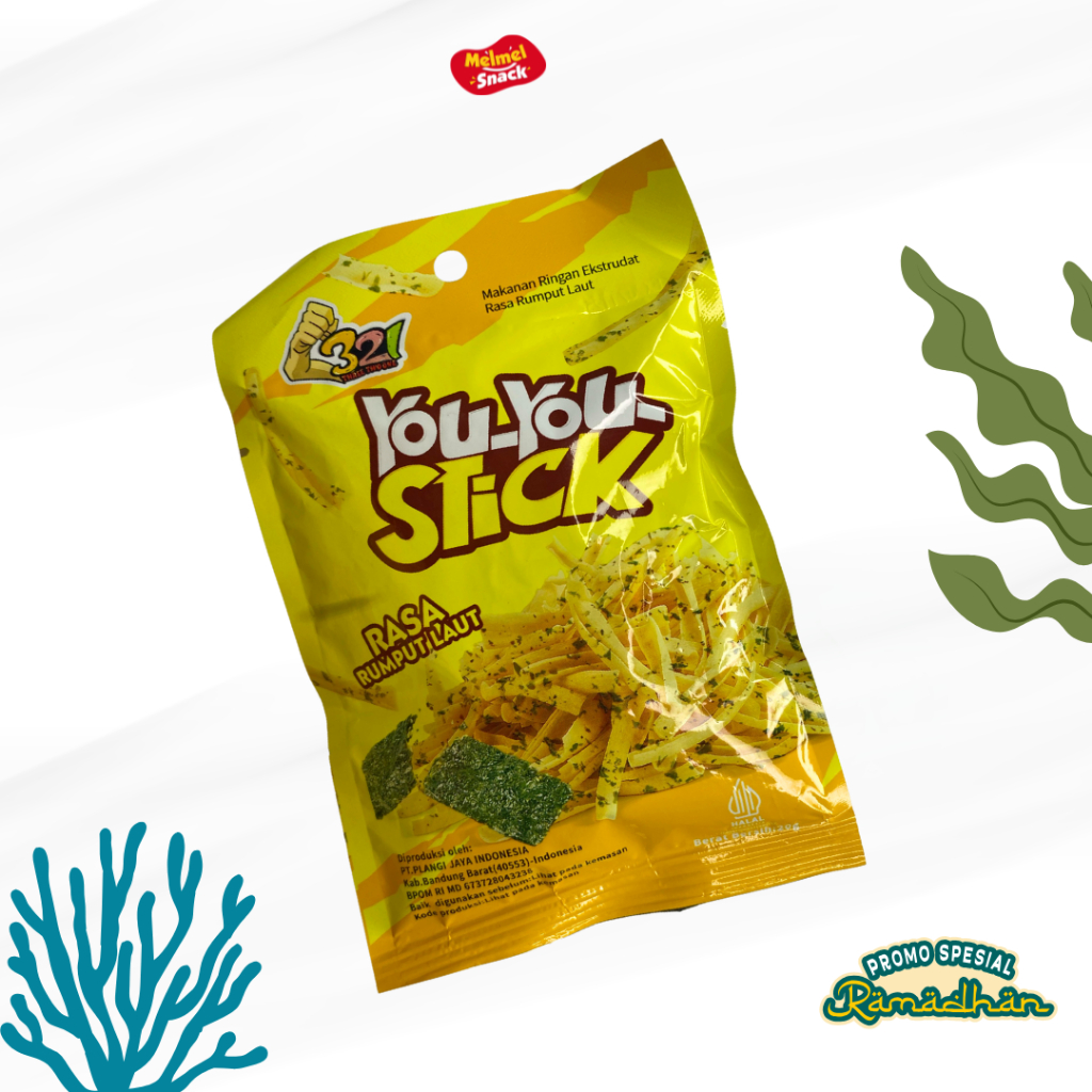 

Snack Camilan Anak YouYou Stick Potato 1 Pax isi 10 pcs Camilan Ramadhan