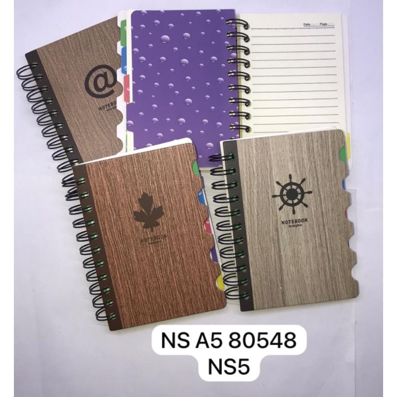 Notes Spiral A5 Kayu
