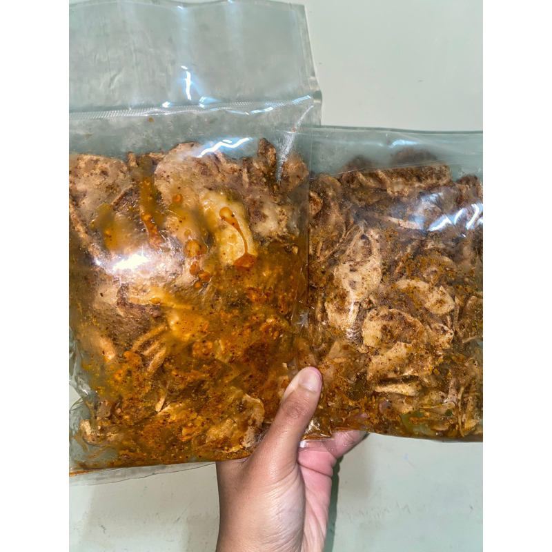 

Basreng gepeng bumbu kacang