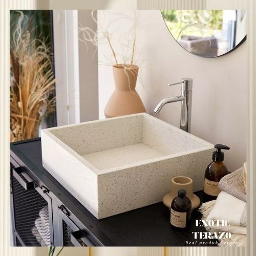 Wastafel Teraso Kotak Minimalis