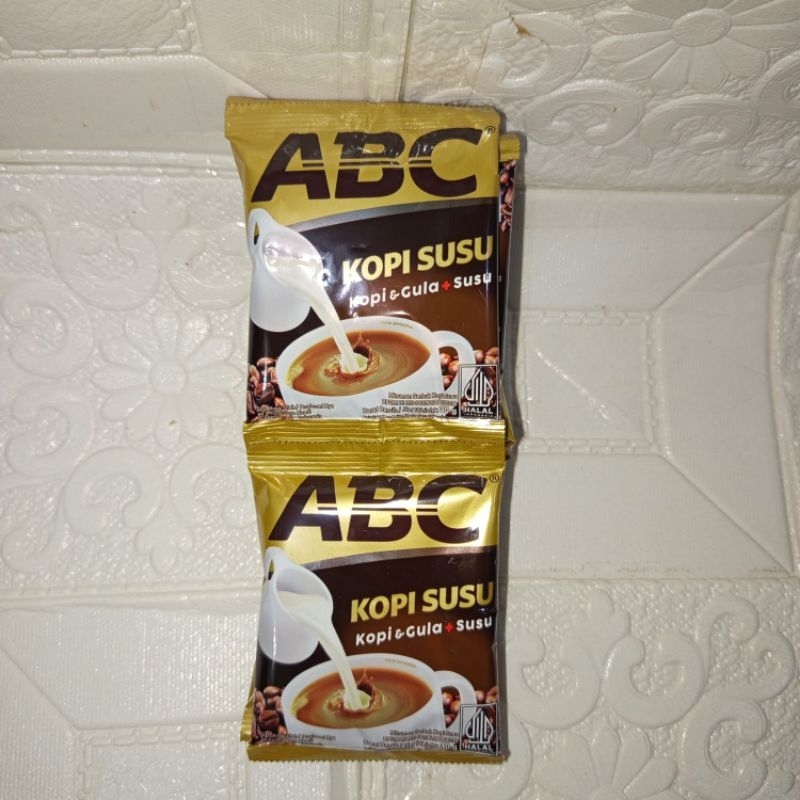 

kopi ABC susu renceng isi 10 sachet