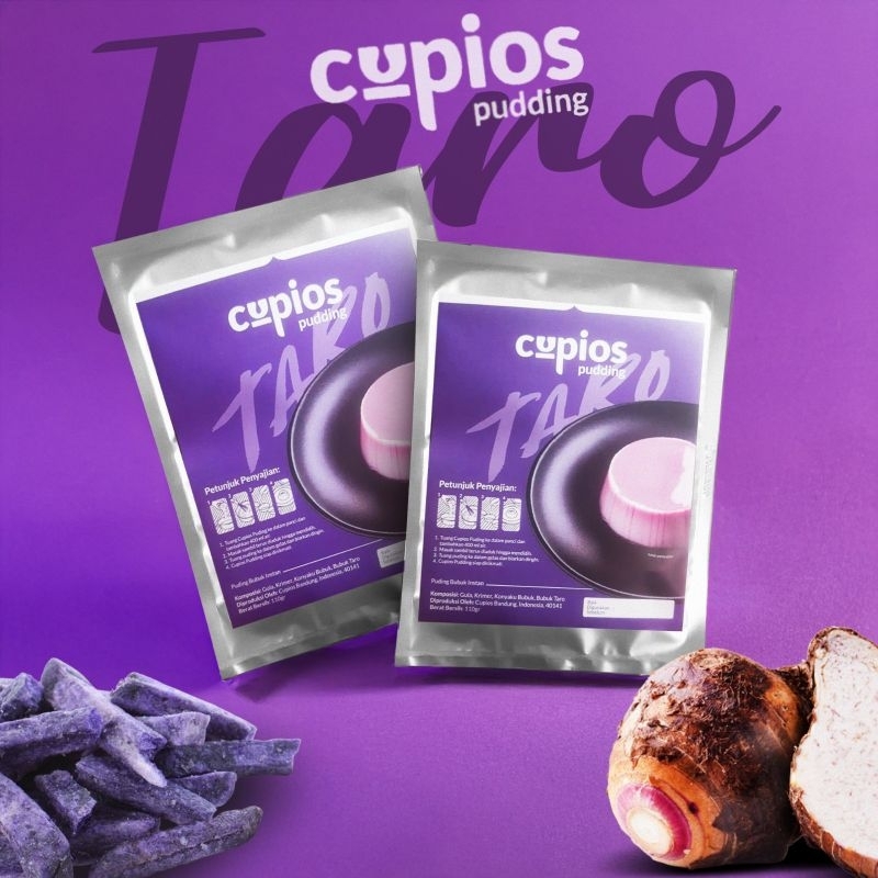 

CUPIOS pudding rasa taro (Bubuk pudding instan)