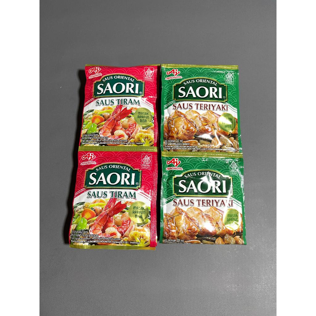 

Saori Saus Renceng 5pcs (23ml) Saori Tiram Saori Teriyaki