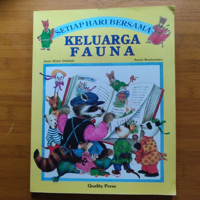 buku cerita anak setiap hari bersama keluarga fauna by anne marie