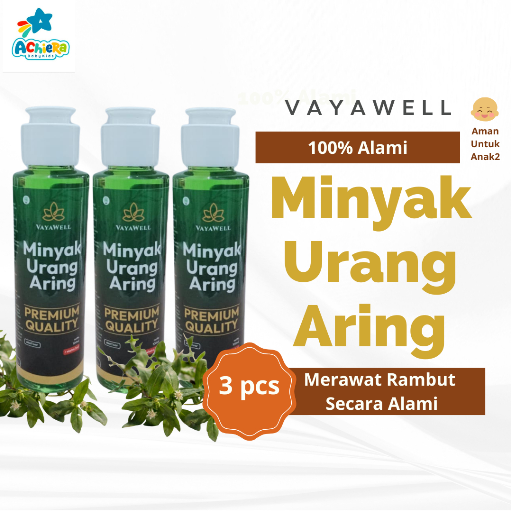 BUNDLE Isi 3 Minyak Urang Aring Asli 100 %