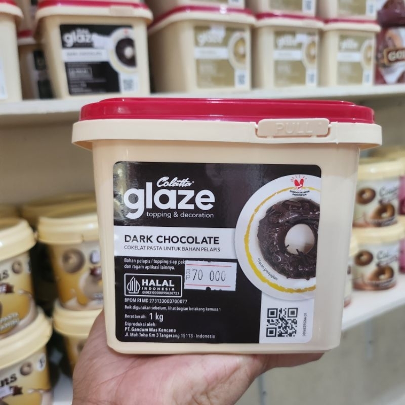 

glaze colatta dark coklat