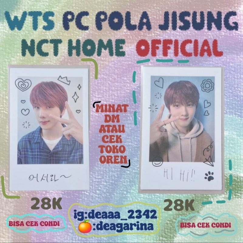 WTS PC POLA JISUNG NCT HOME OFFICIAL