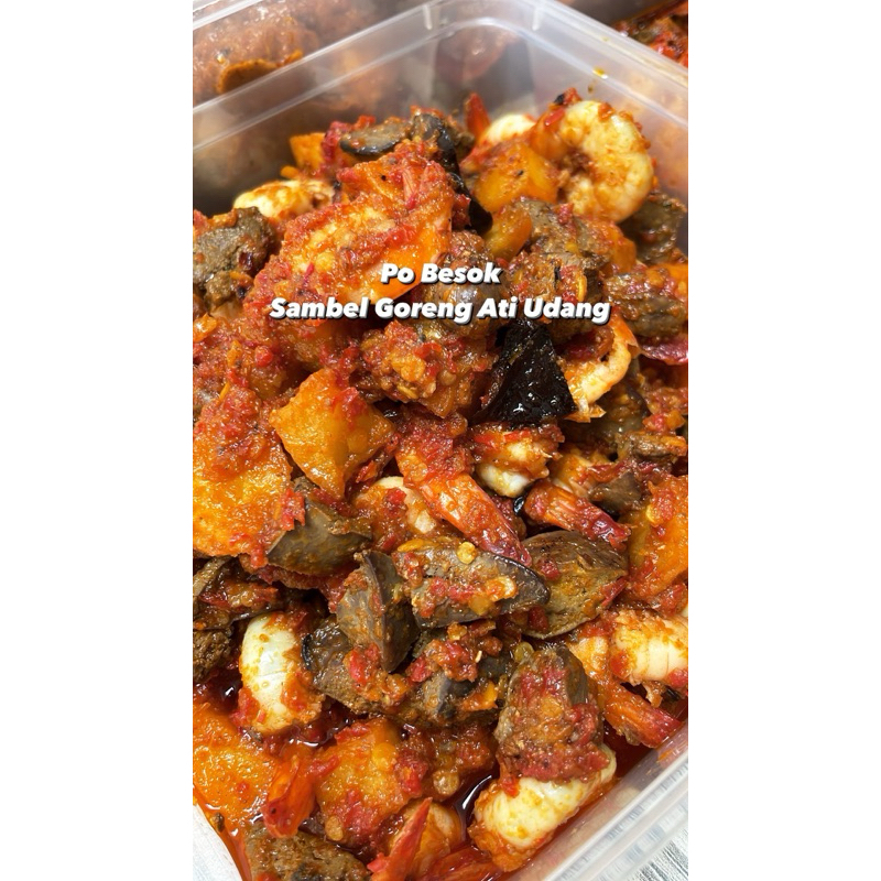 

sambel goreng ati udang / udang pete balado