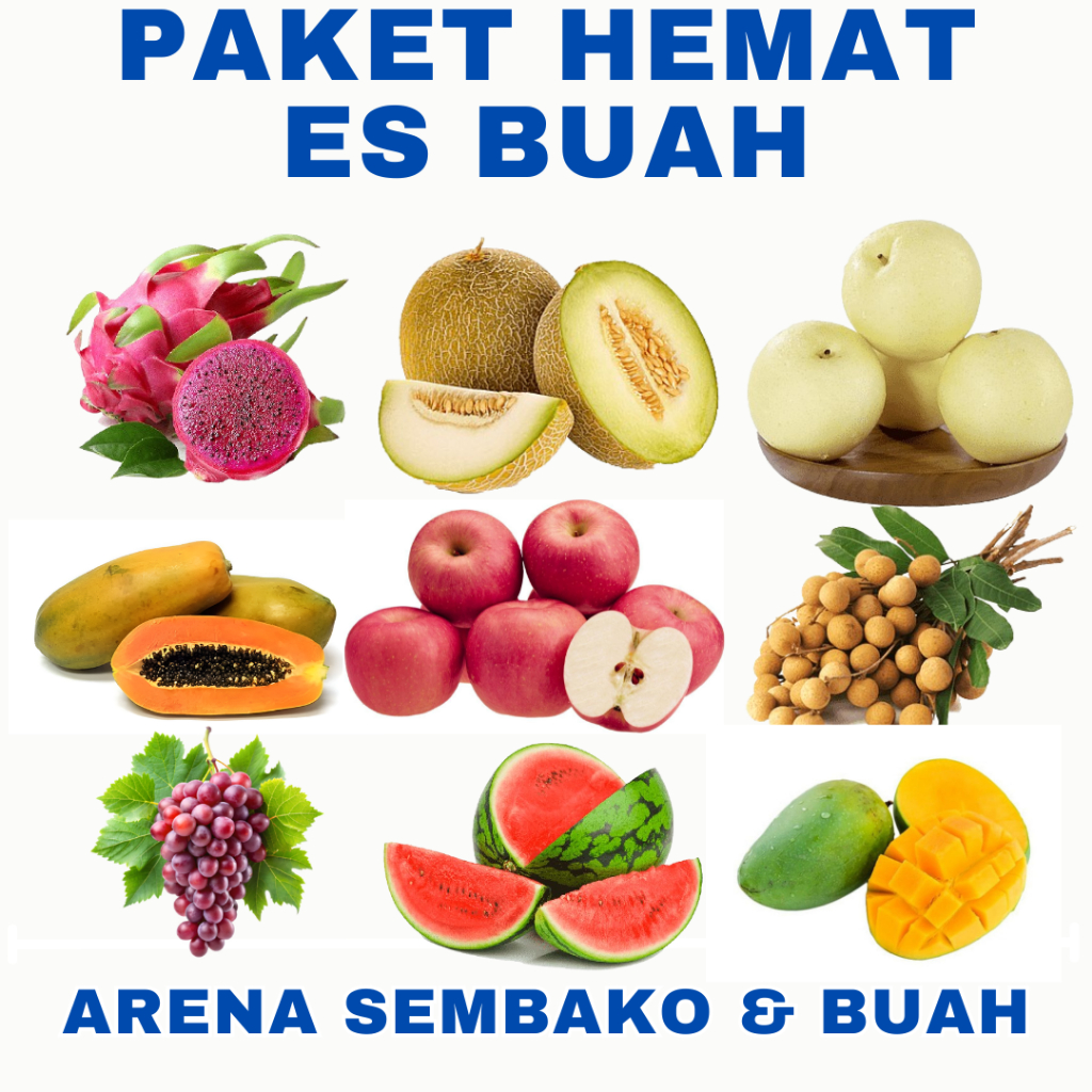 

(INSTANT/SAMEDAY ONLY) PROMOO PAKET HEMAT ES BUAH SOP BUAH SEGAR ARENA BUAH CIKARANG