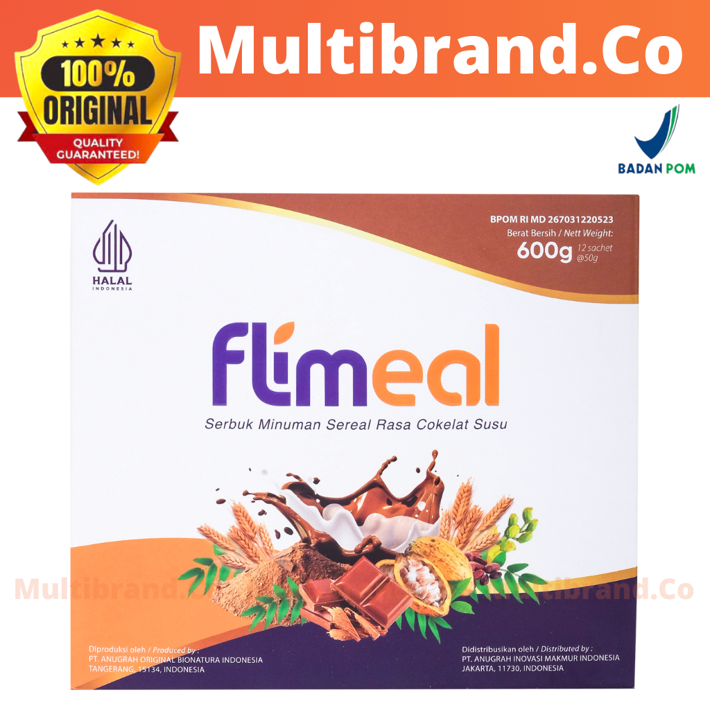 

Flimeal (Meal Replacement) - 1 Box (isi 12 sachet)