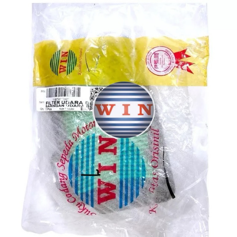 Filter udara/Busa hawa motor HONDA BEAT,BEATFI,BEAT20/GENIO merk WIN