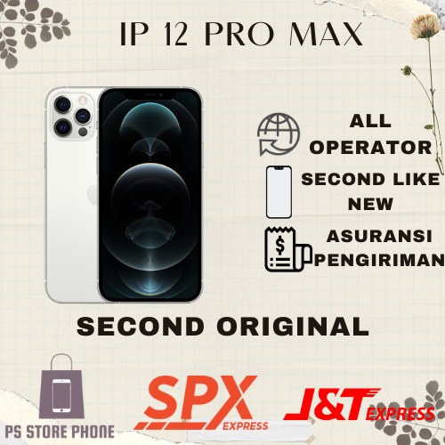 iPhone 12 pro max 128GB/256GB ORIGINAL FULLSET BERGARANSI LIKE NEW
