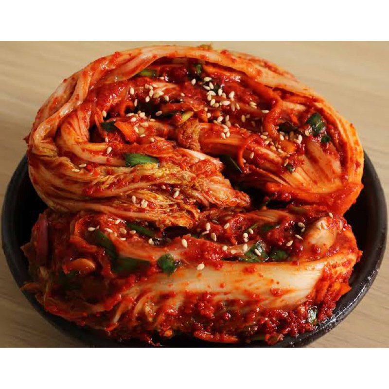 

Kimchi Korea segar 200gr&100gr halal organik pedas asam pelengkap makanan sushi fresh termurah