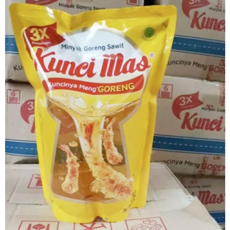 

MINYAK GORENG KUNCI MAS KEMASAN 2 LITER/MINYAK KELAPA PILIHAN