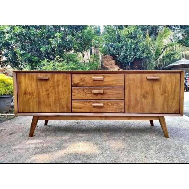 bufet tv minimalis- bufet tv ukir klasik-furniture jepara berkualitaa