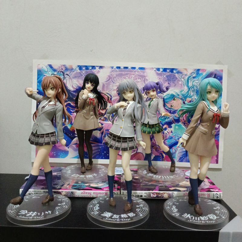 SECOND ORI Figure Roselia BanG Dream SEGA All Members (set)