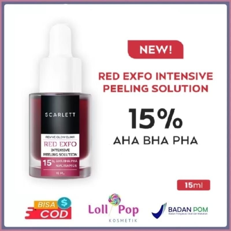 Scarlett Red Exfo itensive peeling serum