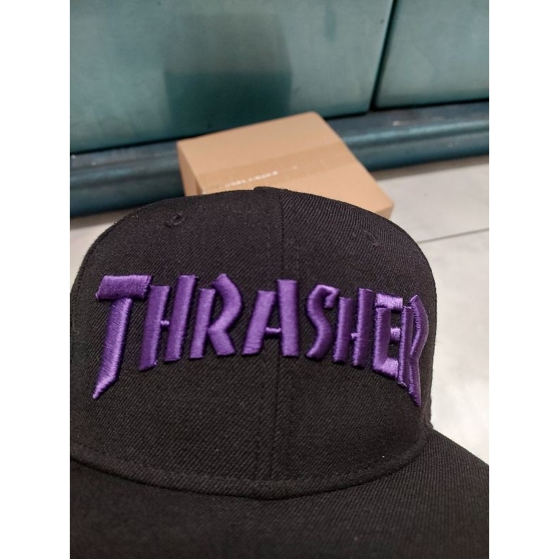 TOPI TRASHER SKATE AND DESTROY USED HITAM TOPI PRIA WANITA USED SECOND NEW ERA