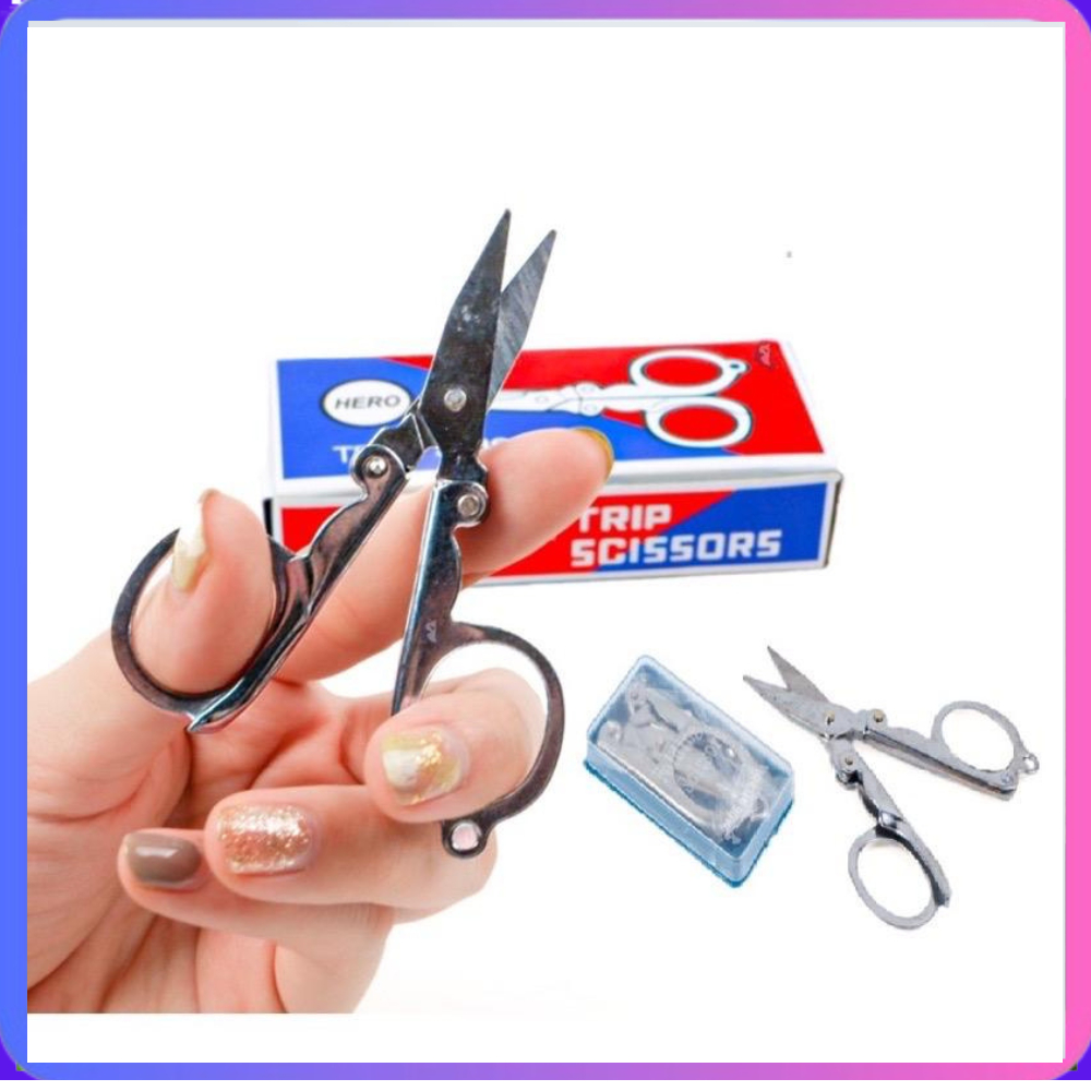 

1 PCS GUNTING LIPAT KECIL STAINLESS TRIP SCISSORS