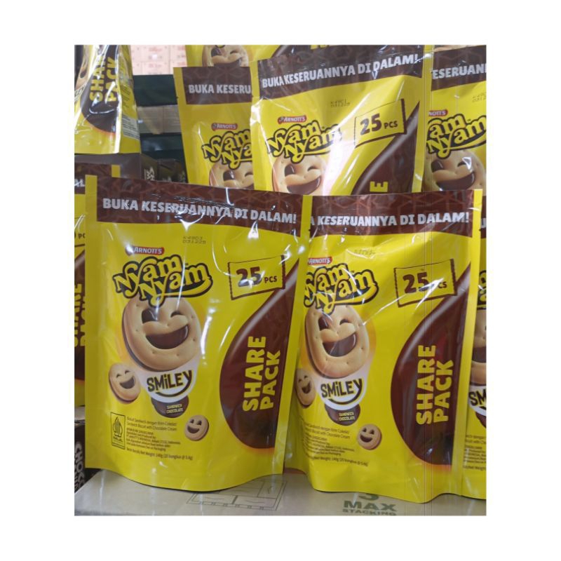 

Nyam Nyam Smile Share Pack Isi 25 Pcs