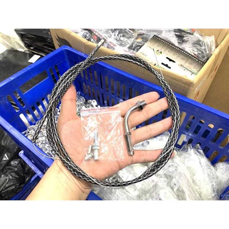 Kabel Gas Serat Carbon Modish Panjang Kabel 210cm Kabel Tali Gas