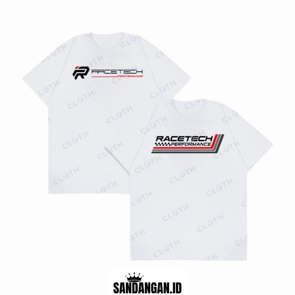 T-SHIRT KAOS RACETECH PERFORMANCE COMBED 24S RACING MOTOR