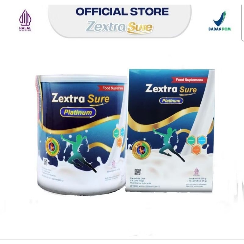 

zextra sure platinum susu terbaik no 1