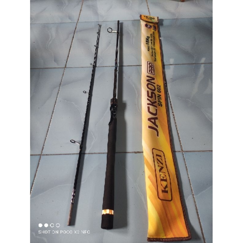 Joran kenzi jakson pro 180cm 10-20lbs + reel kenzi austin 2000