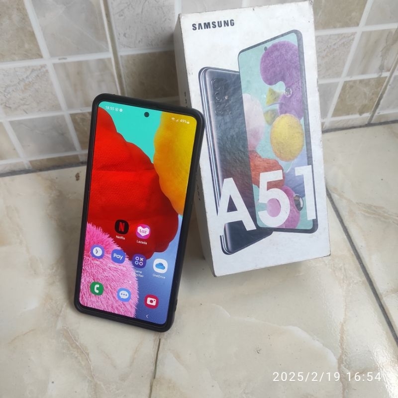 Lcd original samsung a51 normal 1 unit mesin matot