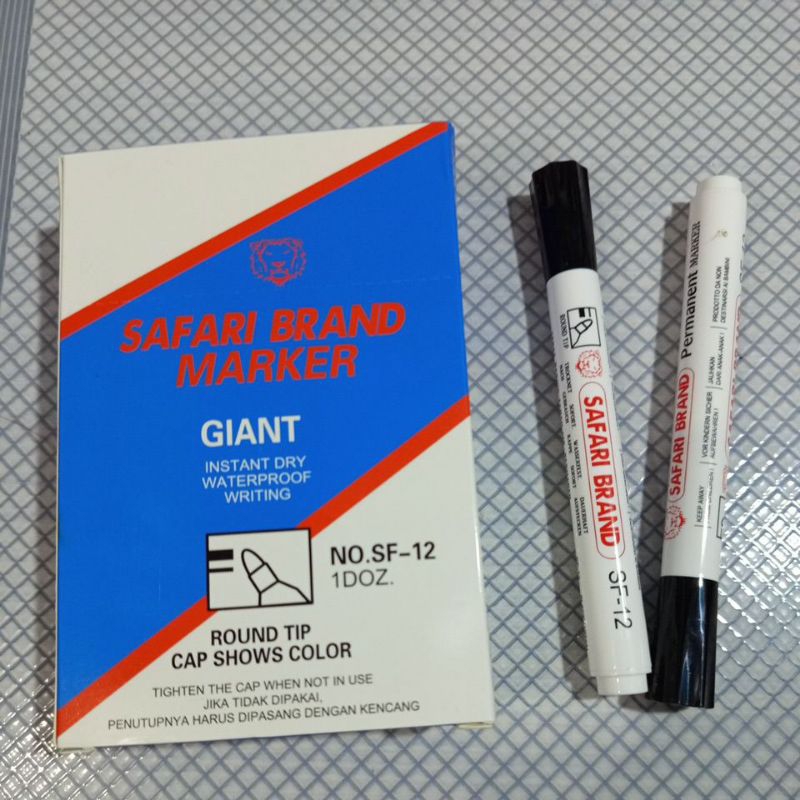 

(1 pak isi 12) spidol white board safari/spidol hapus