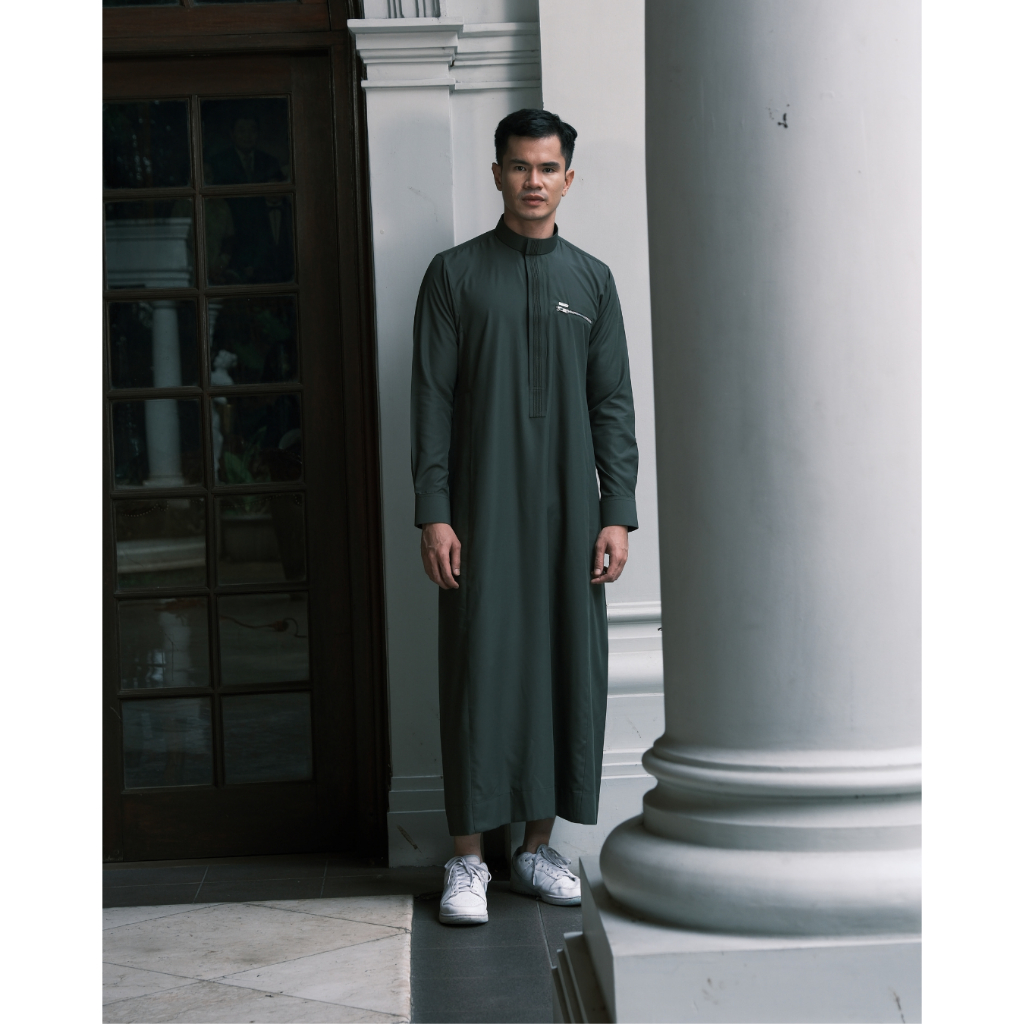 Shahama Thobe Exclusive SH-148 Army