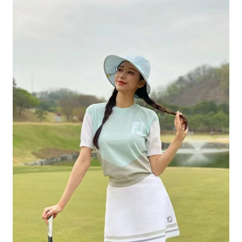 fJ golf women set top and skirt baju golf wanita footjoy golf