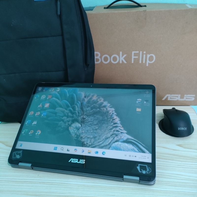 Laptop Asus Flip Touchscreen Fullset Like New ORI Istimewa
