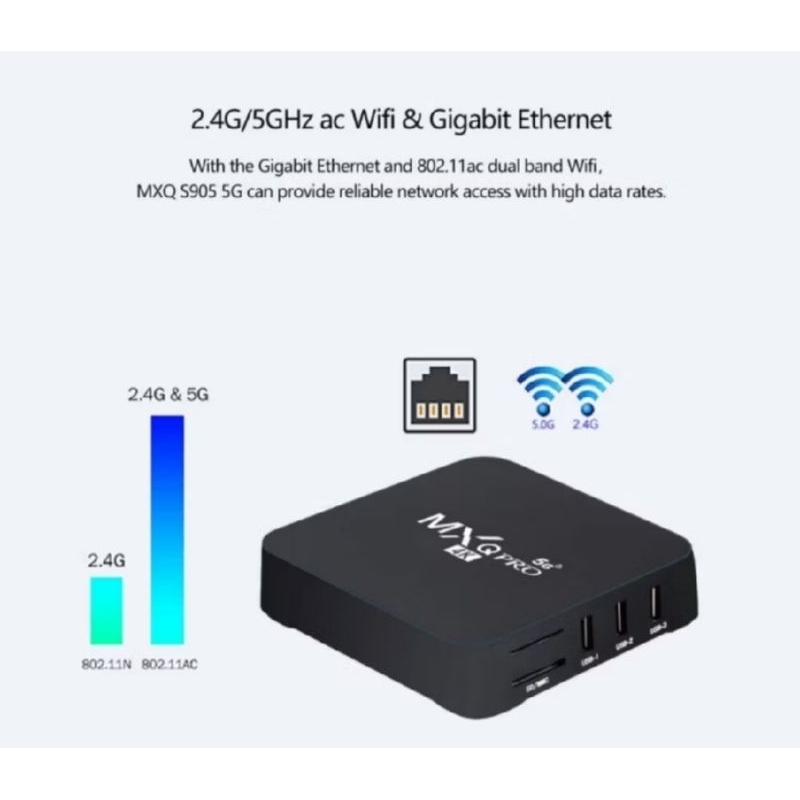 Android 13 TV Box MXG pro 5G