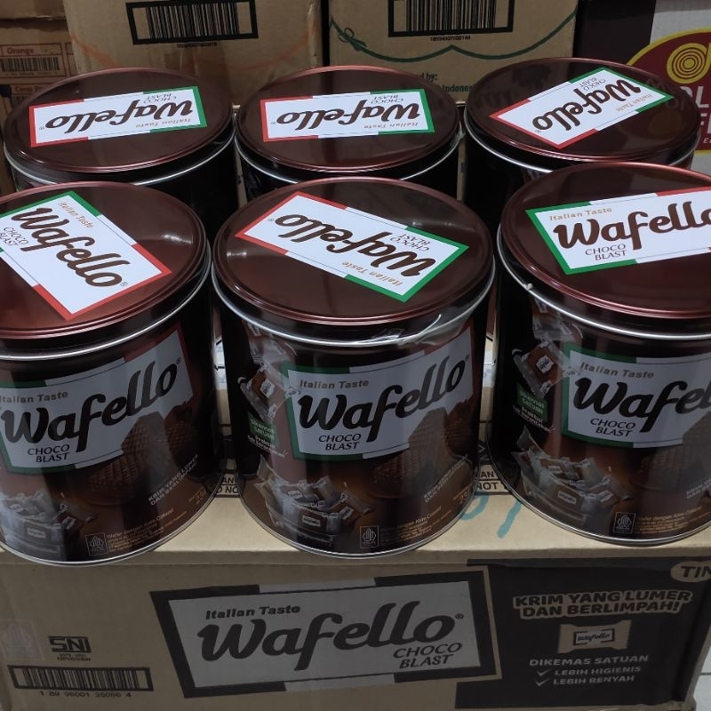 

[ISI 6 PCS ] Wafello Cokelat 234 gr 1 Karton
