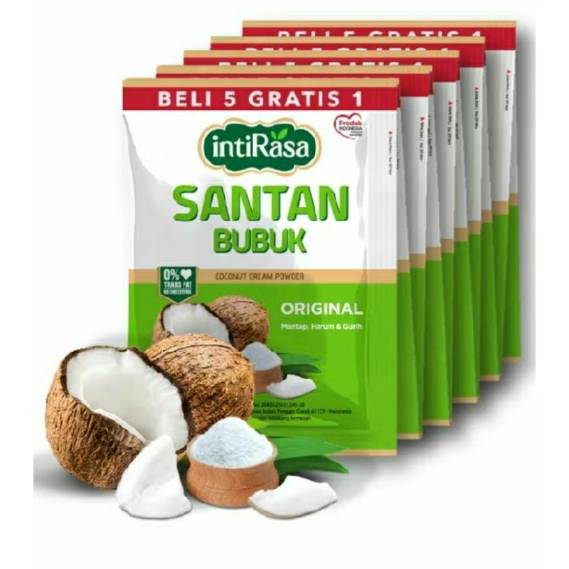 

✅LANGSUNG DIKIRIM,,,6sachet intirasa SANTAN BUBUK original