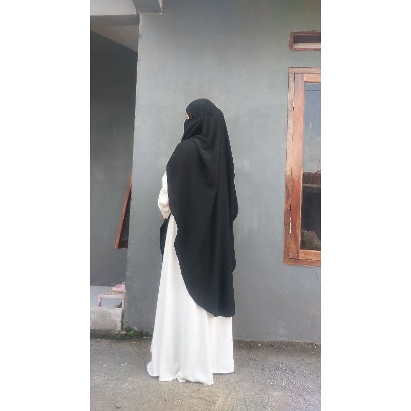 FrenchKhimar by Alimah bahan sultan Mina anti UV