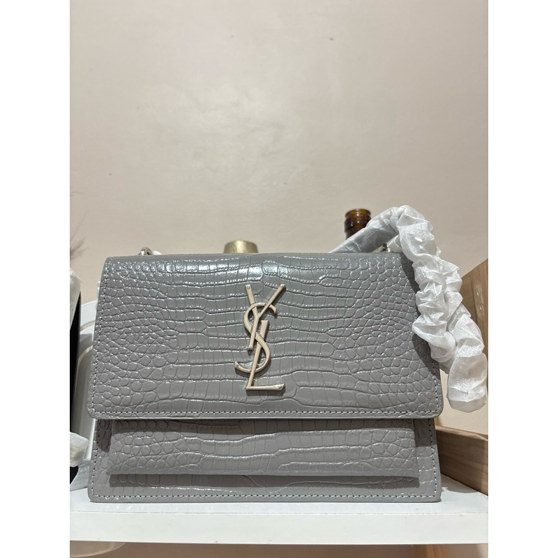 YSL sunset croco
