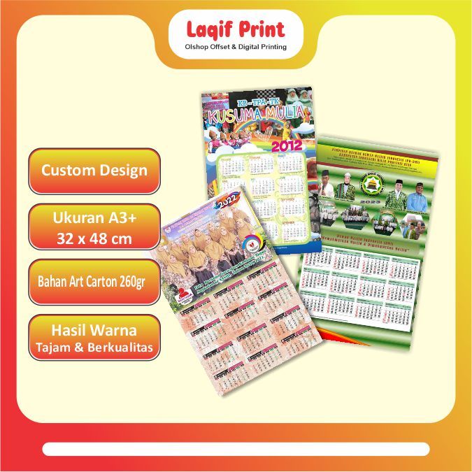 

Kalender Dinding Custom Ukuran A3+