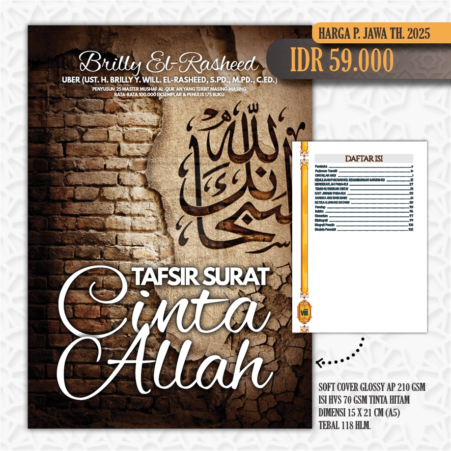 Tafsir Surat Cinta Allah Brilly El-Rasheed
