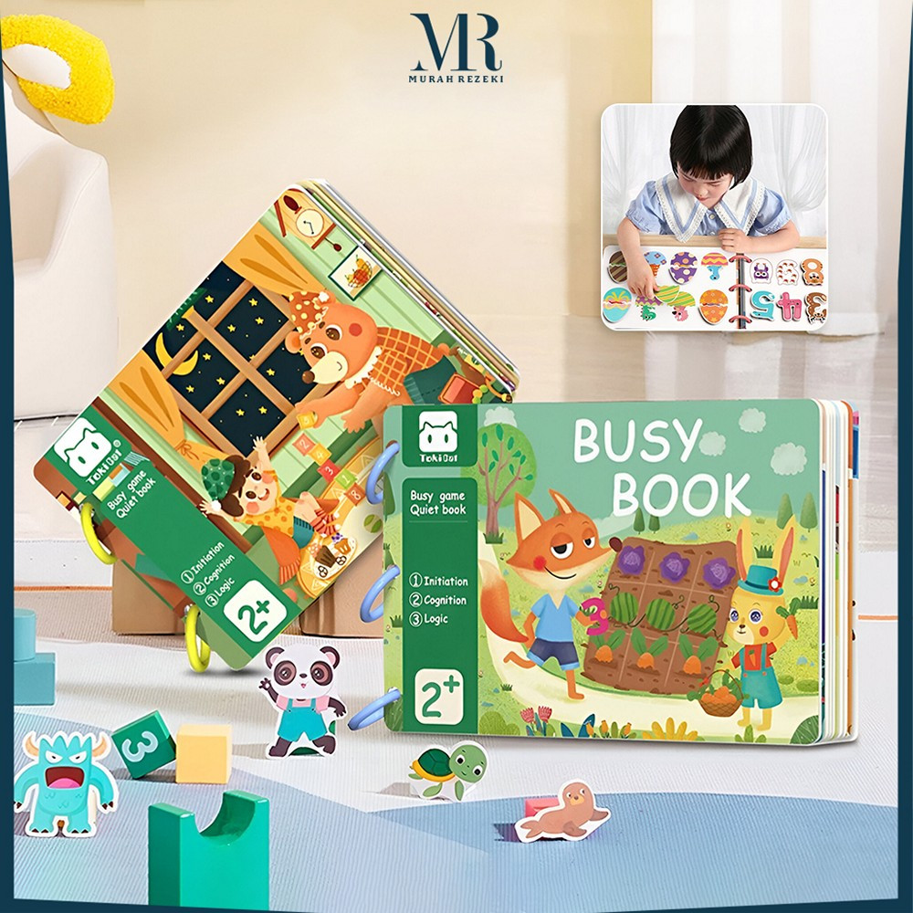 DIY Quiet Busy Book dan Velcro Buku Aktivitas Bayi 14 30 Halaman / Reused Baby Soft Book Set Mainan 