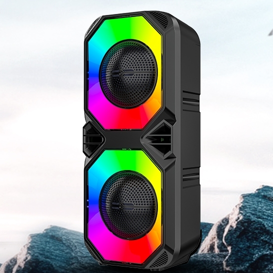 【Dolby】Speaker Bluetooth Karaoke Besar Super Bass Polytron Portable 8 inch Advance Wireless 2 Mic 10