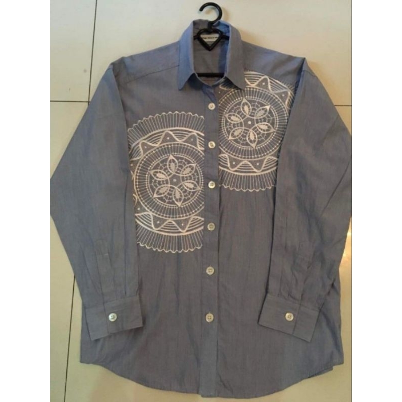 preloved kemeja bordir