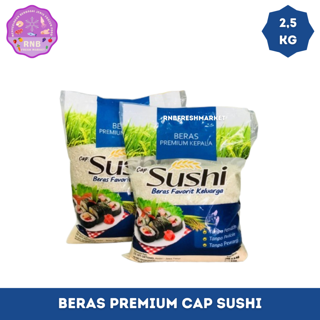 

Beras Premium Cap Sushi Netto 2,5 Kg